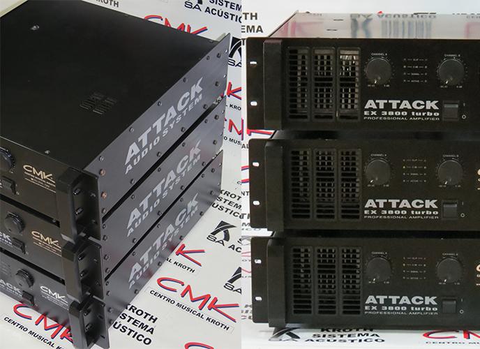 Foto do produto Amplificador Attak EX 3800 Turbo (Usado) Foto do produto Amplificador Attak EX 3800 Turbo (Usado)