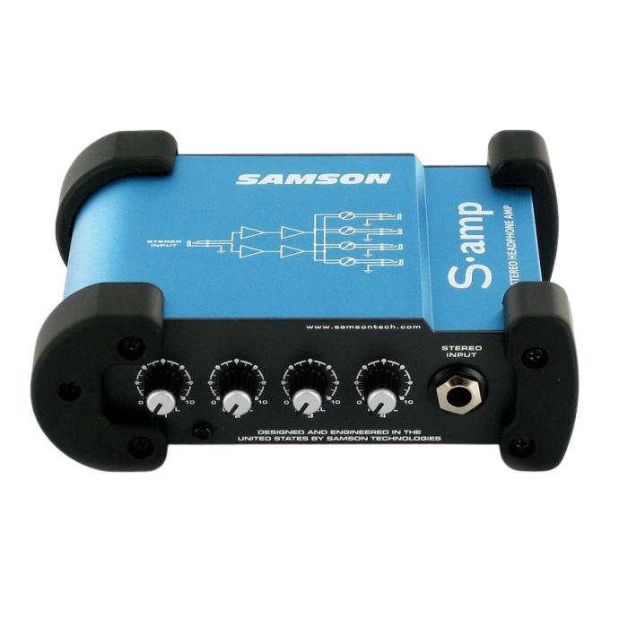 Foto do produto Amplificador para fones c/ 4 canais S-AMP - Samson Foto do produto Amplificador para fones c/ 4 canais S-AMP - Samson