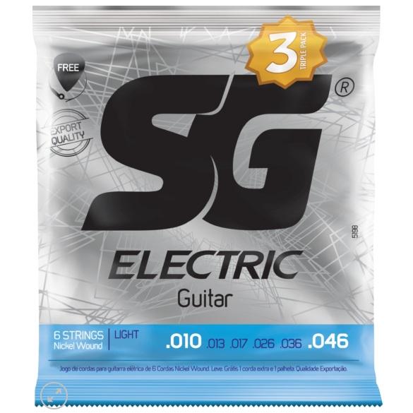 Foto do produto Encordoamento p/ Guitarra SG 0.10 Light – 5198TP Foto do produto Encordoamento p/ Guitarra SG 0.10 Light – 5198TP