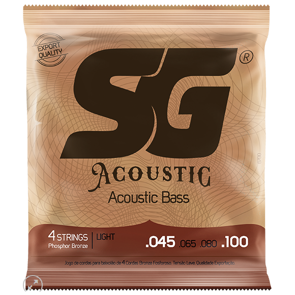 Foto do produto  Encordoamento p/ Baixolão 0.45 Acoustic Bass Light 4 Cordas SG – 6700