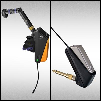 Foto do produto Kit de transmissor para sopro ou guitarra - JTS UR-816D Foto do produto Kit de transmissor para sopro ou guitarra - JTS UR-816D