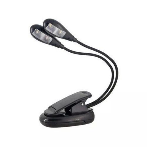 Foto do produto Luminária De LED  Custom Sound p/ Estante De Partitura Preta 