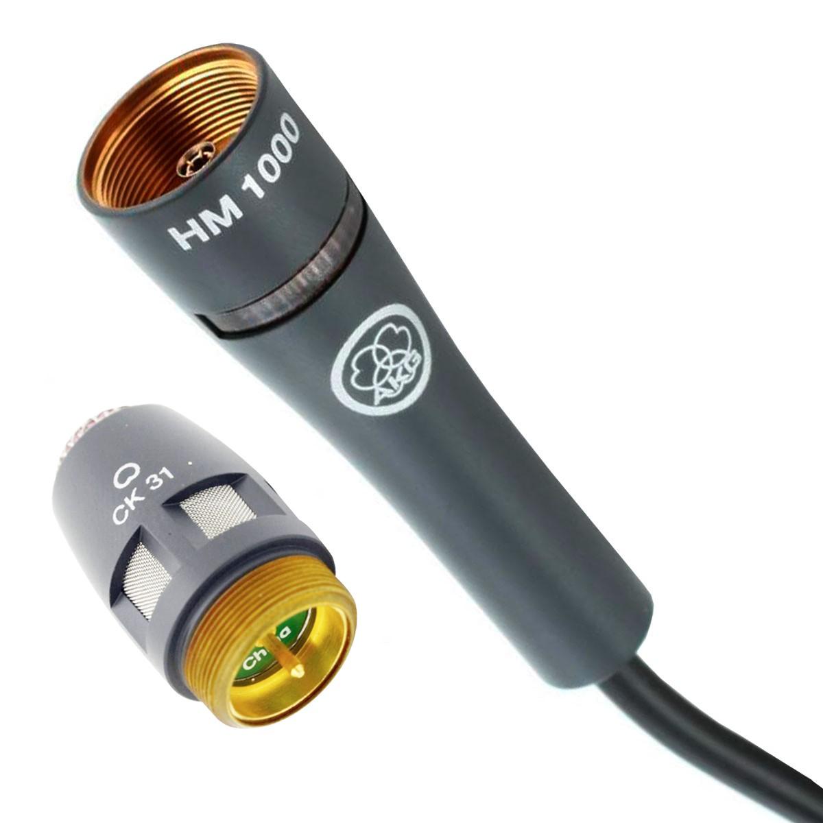 Foto do produto  Microfone com fio Coral Hm1000 Com Capsula CK31 - AKG
