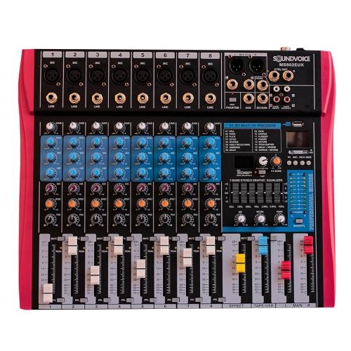 Foto do produto  Mixer Soundvoice - MS-802 EUX