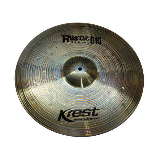 Foto do produto Prato Rustic B10 Series - Medium Crash 18'' Foto do produto Prato Rustic B10 Series - Medium Crash 18''