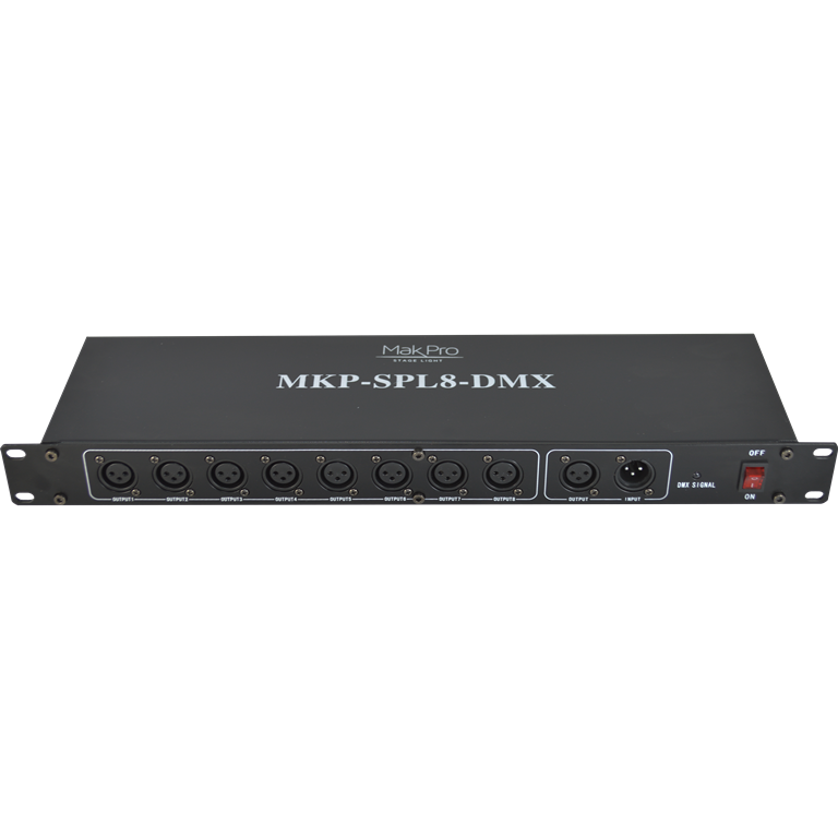 Foto do produto  Spliter Mak Pró MKP-SLP8 - DMX Foto do produto  Spliter Mak Pró MKP-SLP8 - DMX