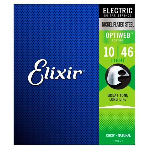 Foto do produto Encordoamento para Guitarra Elixir Optiweb 10/46 Light Foto do produto Encordoamento para Guitarra Elixir Optiweb 10/46 Light