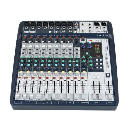 Foto do produto Mesa de Som Soundcraft Signature 12 - 12 Canais Foto do produto Mesa de Som Soundcraft Signature 12 - 12 Canais