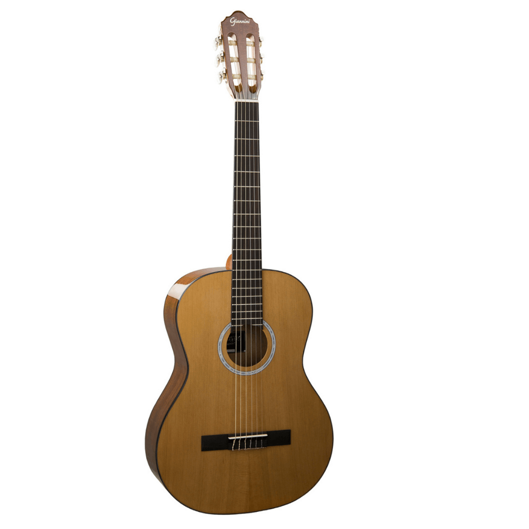 Foto do produto Violão Acústico Natural Satin Cordas Nylon Giannini GN17 CDR Foto do produto Violão Acústico Natural Satin Cordas Nylon Giannini GN17 CDR