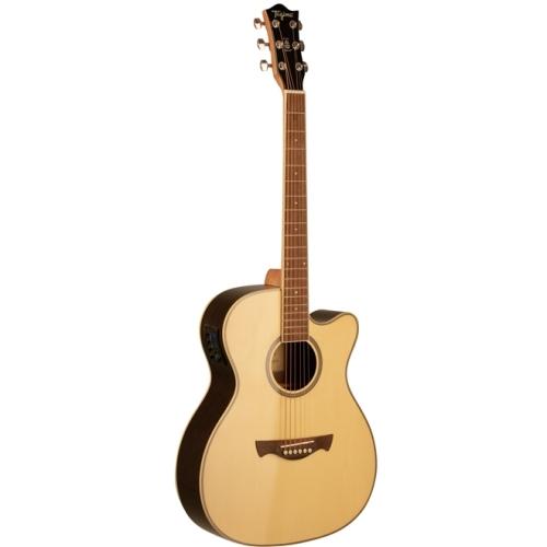Foto do produto  Violão Elétrico Tagima WS-30 EQ Medium Jumbo Cutaway em Aço Serie Walnut 