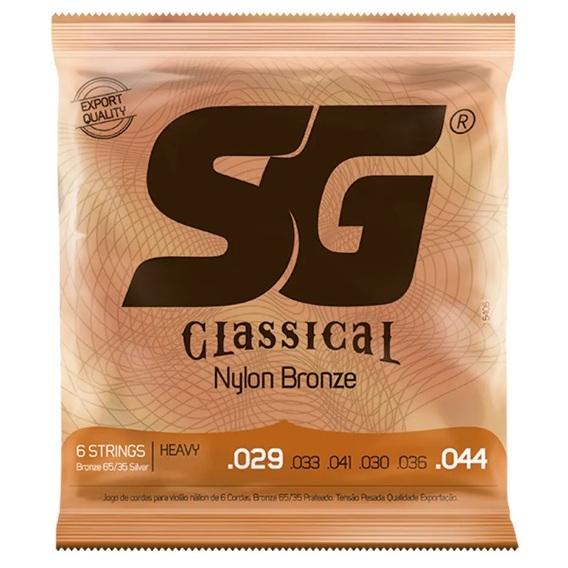 Foto do produto Encordoamento p/ Violão SG Classical Nylon Bronze 029 Heavy
