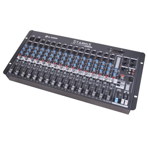 Foto do produto Mesa De Som Starmix 16 Canais S1602D - LL Áudio Foto do produto Mesa De Som Starmix 16 Canais S1602D - LL Áudio