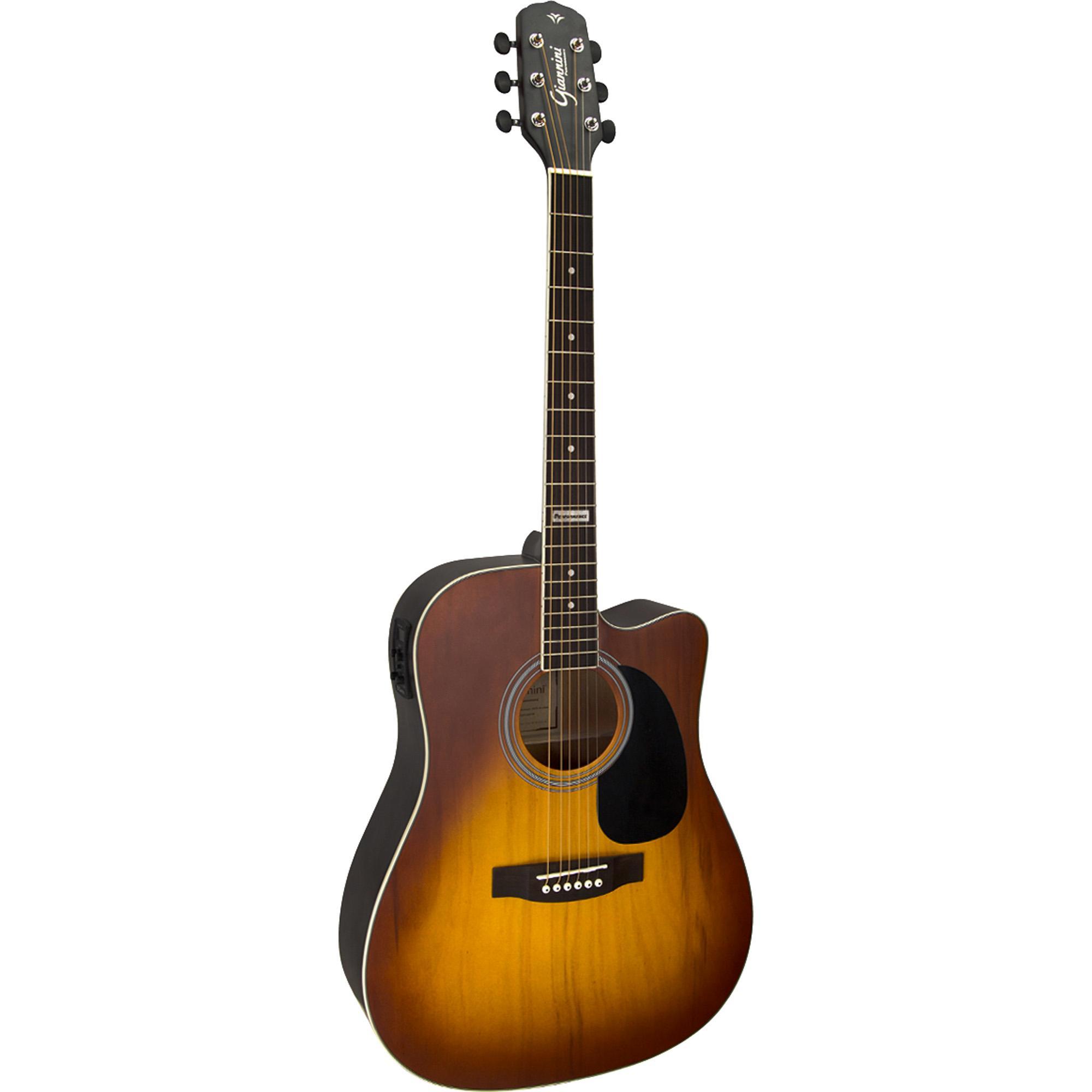 Foto do produto Violão Eletroacústico Folk GF-1D Honeyburst Giannini Foto do produto Violão Eletroacústico Folk GF-1D Honeyburst Giannini