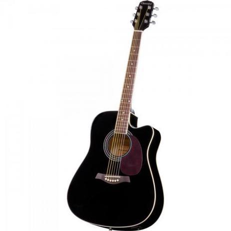 Foto do produto  Violão Folk Cutaway Eletroacústico Cor Black - Giannini