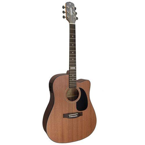 Foto do produto Violão Folk Eletroacústico Cutaway Walnut Satin (WS) Giannini Foto do produto Violão Folk Eletroacústico Cutaway Walnut Satin (WS) Giannini