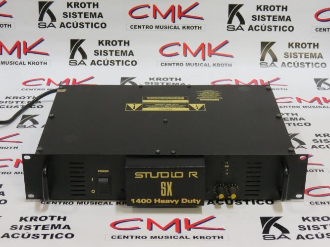 Foto do produto Amplificador Studio R - SX - Heavy Duty 1400 (Usado) Foto do produto Amplificador Studio R - SX - Heavy Duty 1400 (Usado)