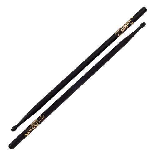 Foto do produto  Par de Baquetas Zildjian Mod. 5AWB - Hickory 5A Black Ponta de Madeira
