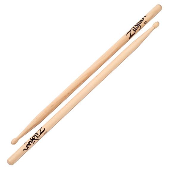 Foto do produto  Par de Baquetas Zildjian Mod. 5AWN - Hickory 5A Ponta de Madeira