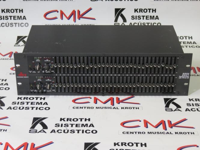 Foto do produto Equalizador / Limitador gráfico com Tipo III DBX 2231 (usado)