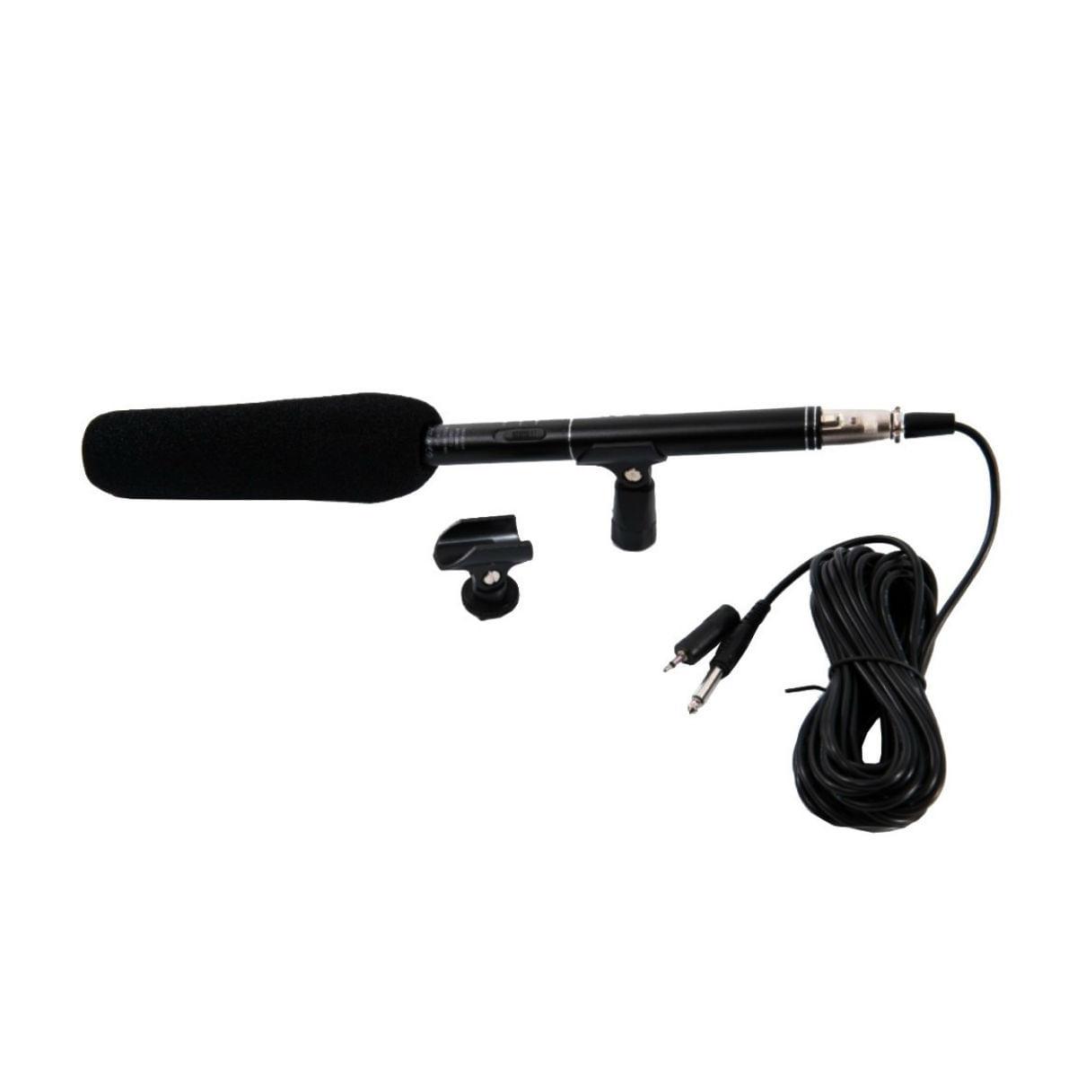 Foto do produto Microfone Condensador Shotgun HT-81 - CSR Foto do produto Microfone Condensador Shotgun HT-81 - CSR