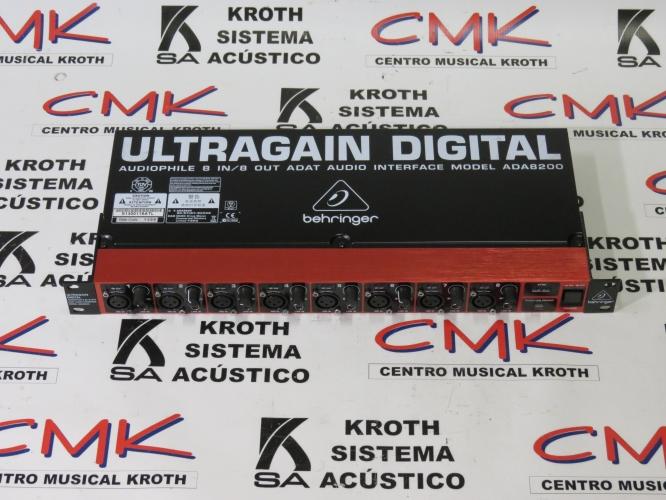 Foto do produto Ultragain digital Behringer ADA8200 Foto do produto Ultragain digital Behringer ADA8200