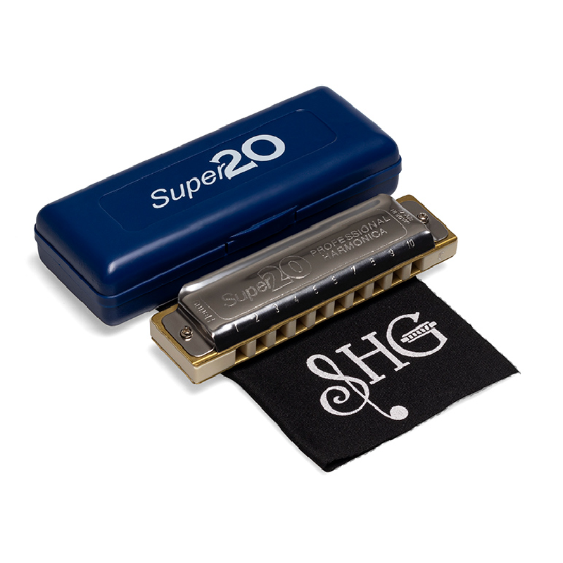 Foto do produto  Gaita de Boca SHG Hering - Super 20 - SOL