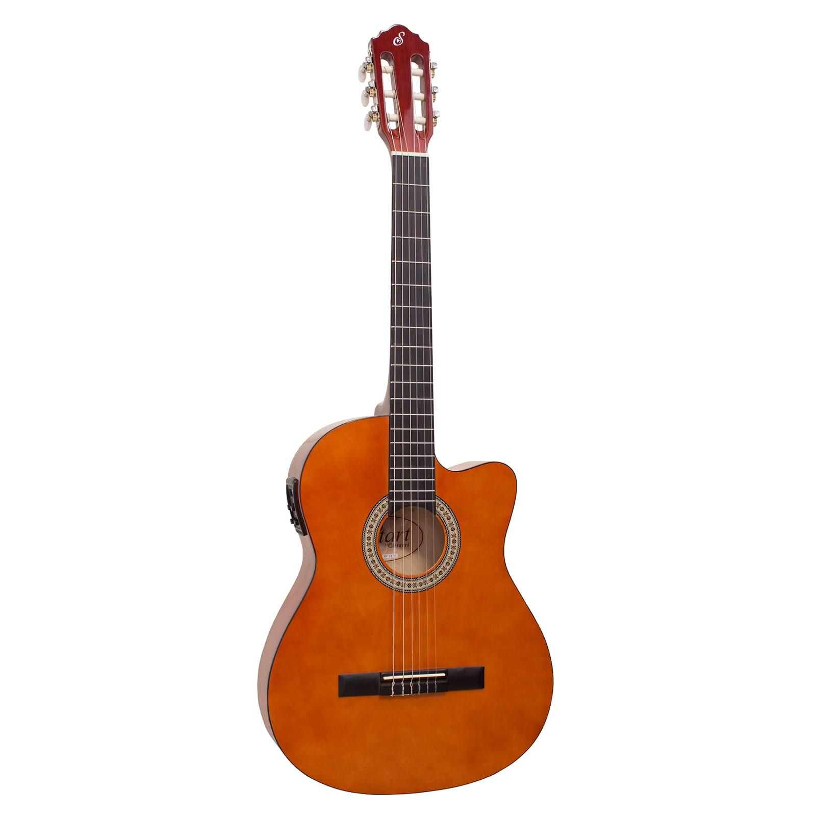 Foto do produto Violão Eletroacústico Nylon Giannini Start NF-14 CEQ Natural (N)