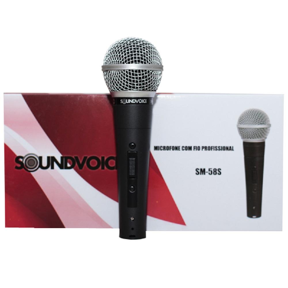 Foto do produto  MICROFONE SOUNDVOICE SM58S