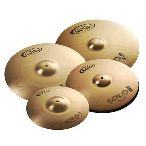 Foto do produto Set De Pratos Orion Solo Pro 10 Bronze B10 12" 14" 16" 20" c/ Bag Foto do produto Set De Pratos Orion Solo Pro 10 Bronze B10 12" 14" 16" 20" c/ Bag
