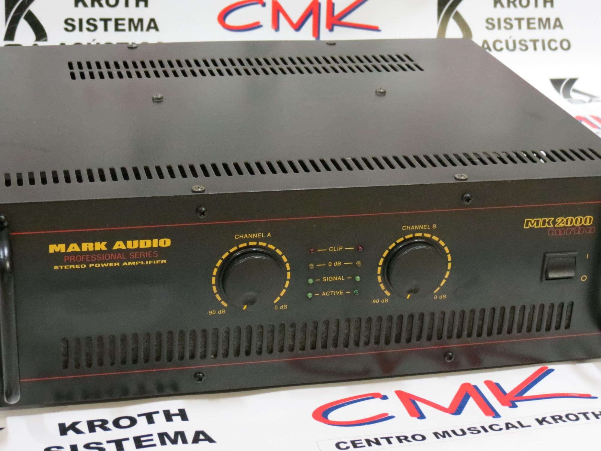 Foto do produto Amplificador de Potência MK2000 Turbo - Mark Audio (USADO) Foto do produto Amplificador de Potência MK2000 Turbo - Mark Audio (USADO)
