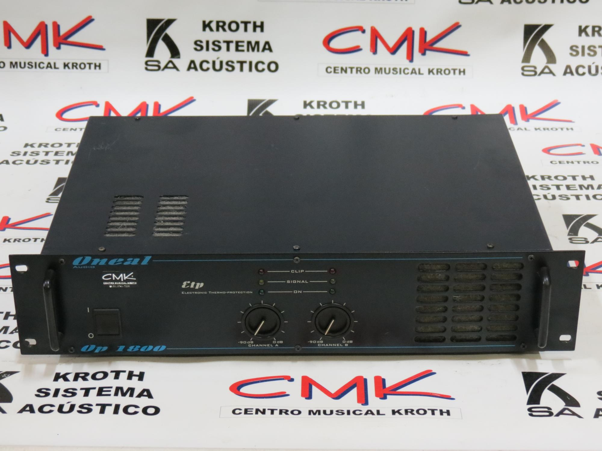 Foto do produto Amplificador de Potencia Oneal OP 1800 (USADO) Foto do produto Amplificador de Potencia Oneal OP 1800 (USADO)