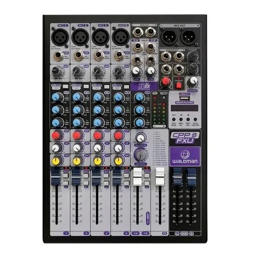 Foto do produto  Mesa De Som Mixer Clear Pod Pro Waldman 8 Canais CPP-8FXU
