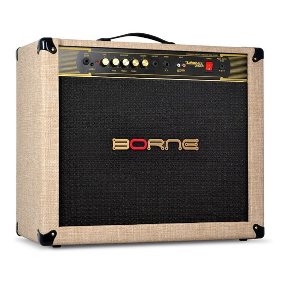 Foto do produto Amplificador Guitarra Borne Vorax 12100 Studio Palha 100W RMS Foto do produto Amplificador Guitarra Borne Vorax 12100 Studio Palha 100W RMS
