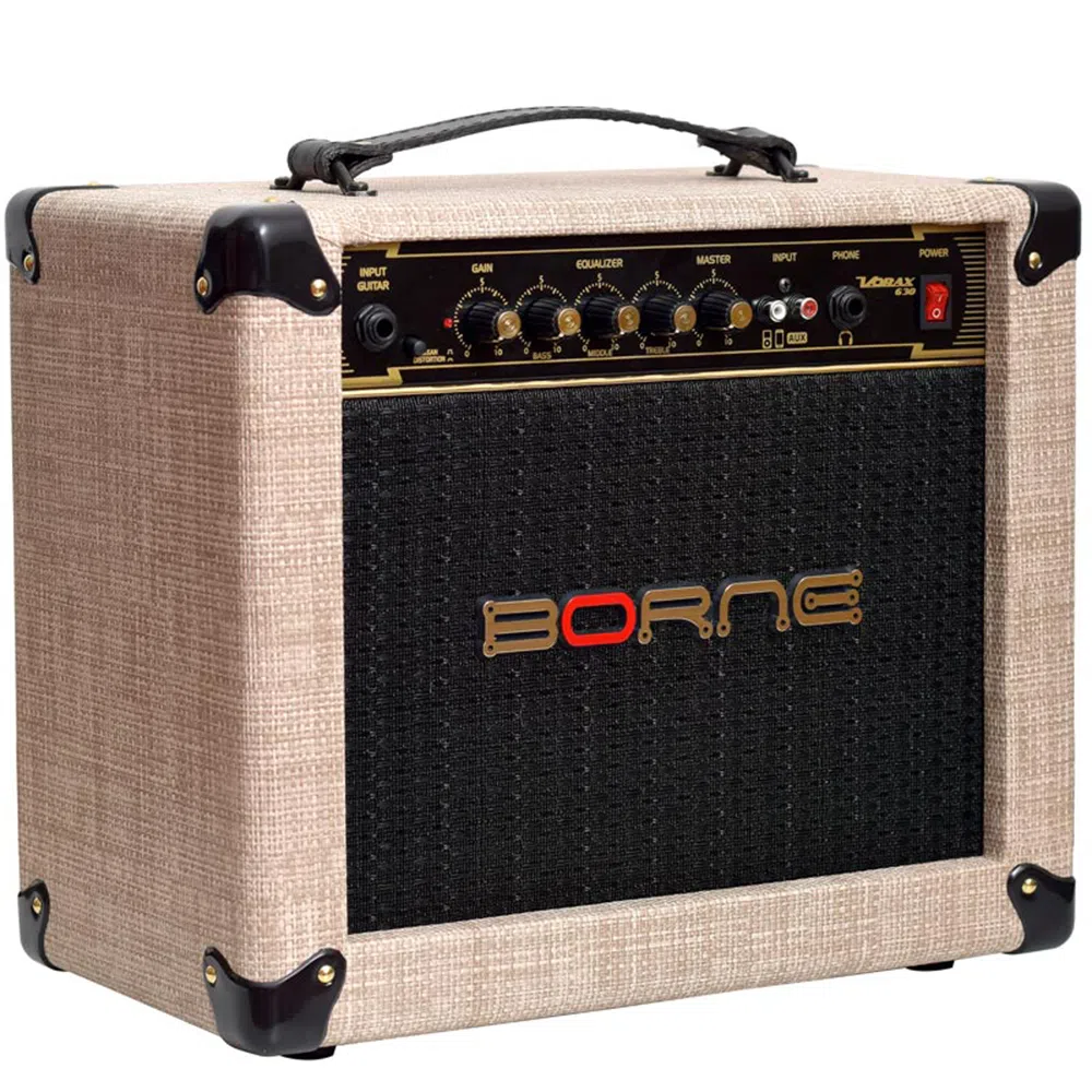 Foto do produto  Amplificador Borne p/ Guitarra Vorax 630 Studio palha