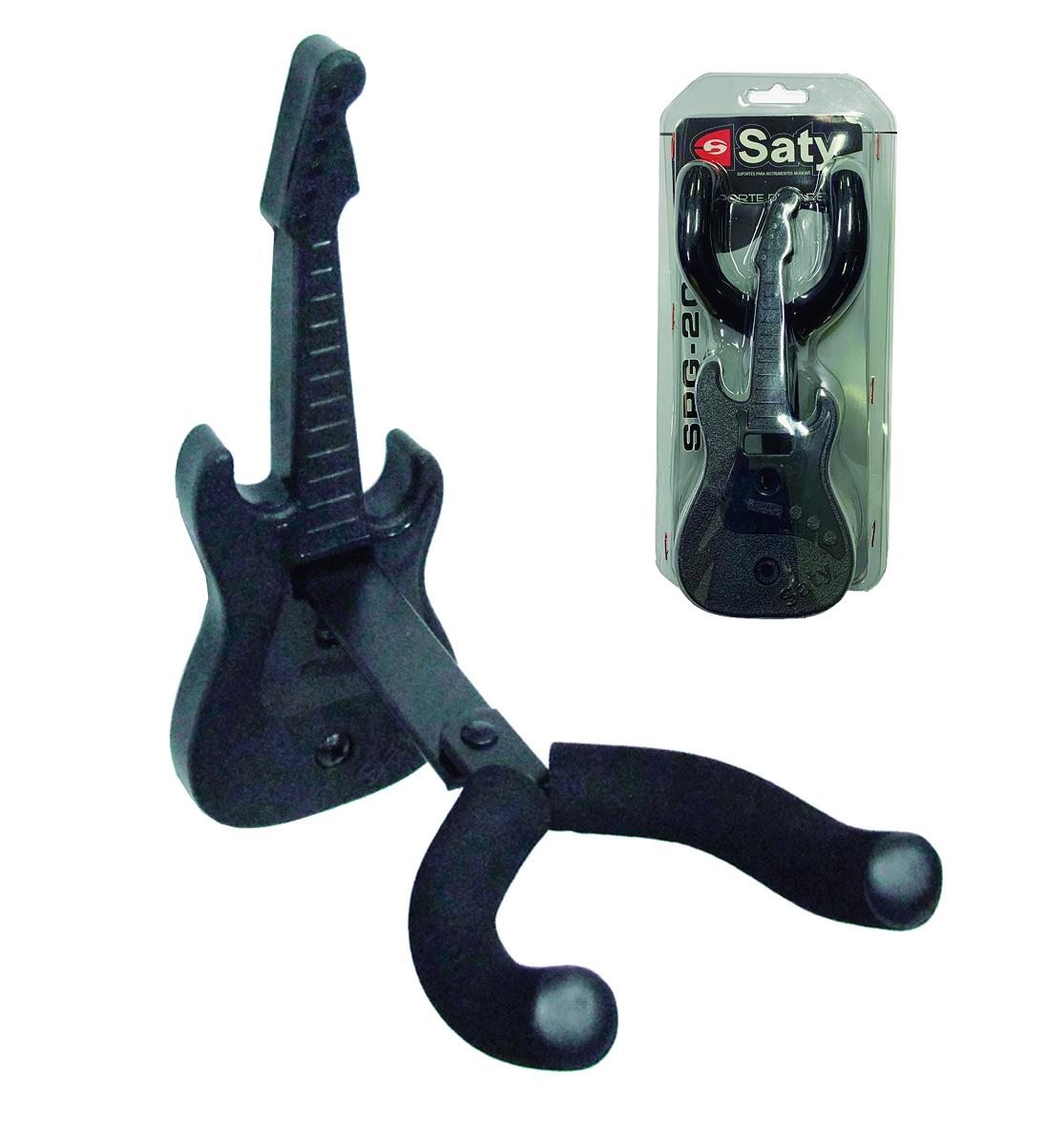 Foto do produto  Suporte parede com espelho formato de violão  SPG-20 p/ Instrumento de Corda
