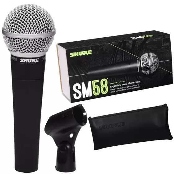 Foto do produto  Microfone com fio para vocal SM58 - LC - Shure 