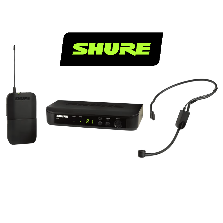 Foto do produto  Sistema de fone de ouvido sem fio com fone de ouvido BLX14/PGA31 Shure