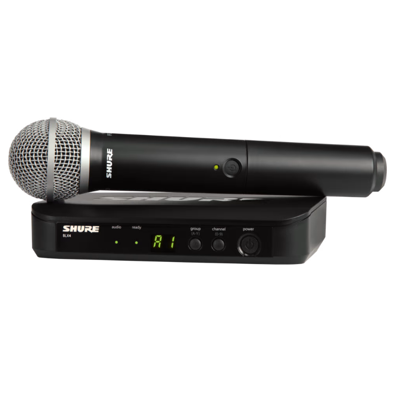 Foto do produto  Sistema Sem Fio com Microfone de Mão BLX24/PG58 Shure 