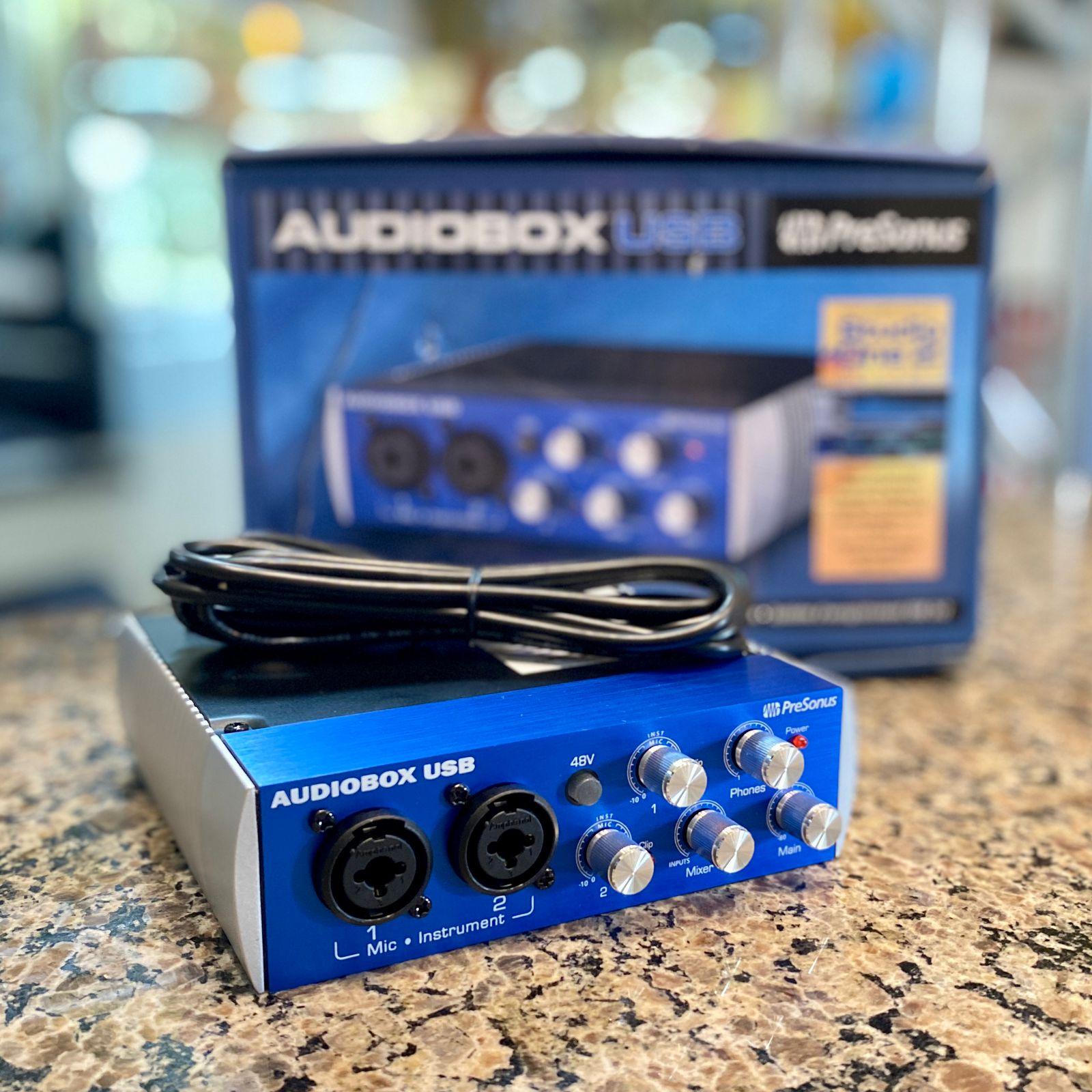 Foto do produto Interface de áudio PreSonus AudioBox USB Azul 