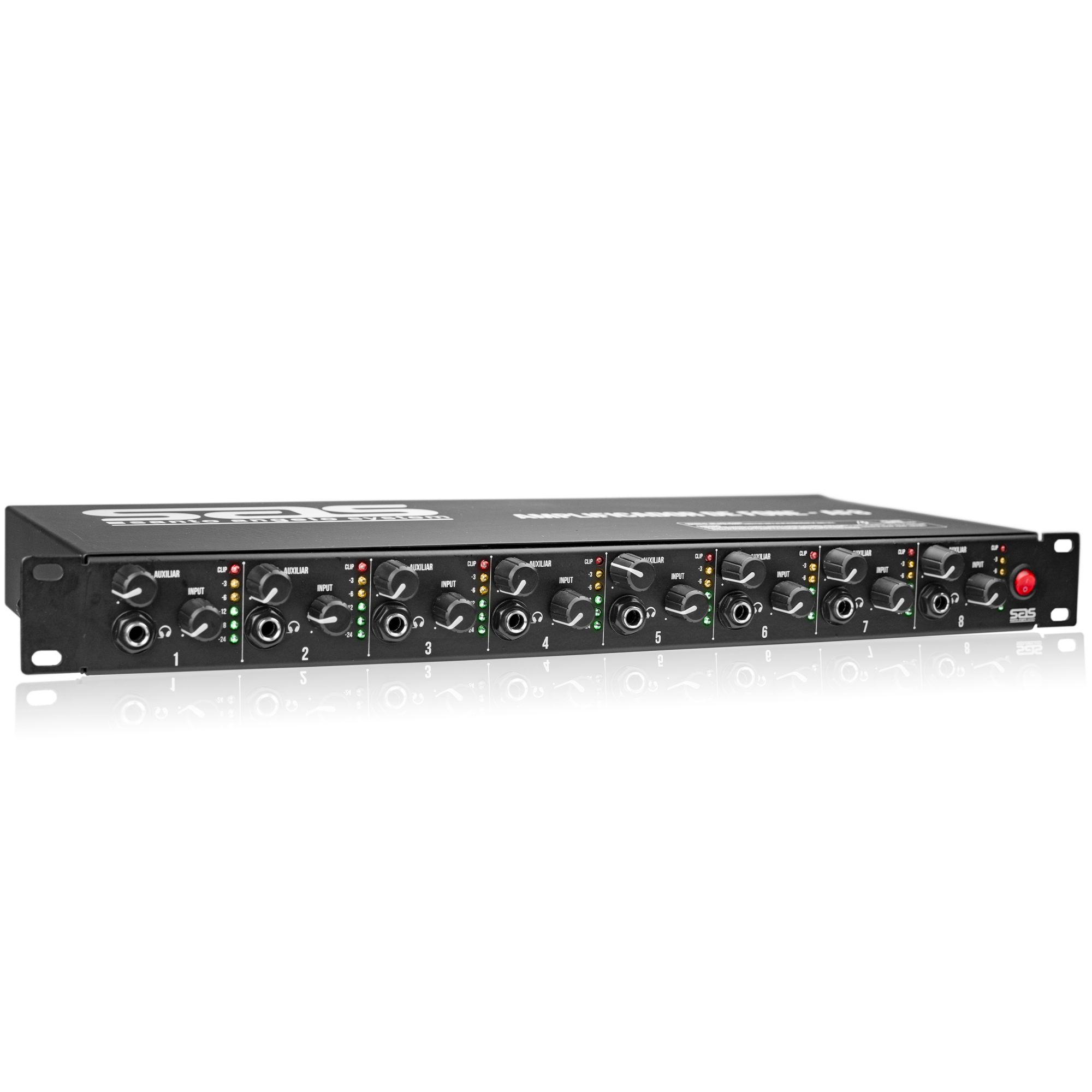 Foto do produto  AMPLIFICADOR DE FONE AF8 PRETO
