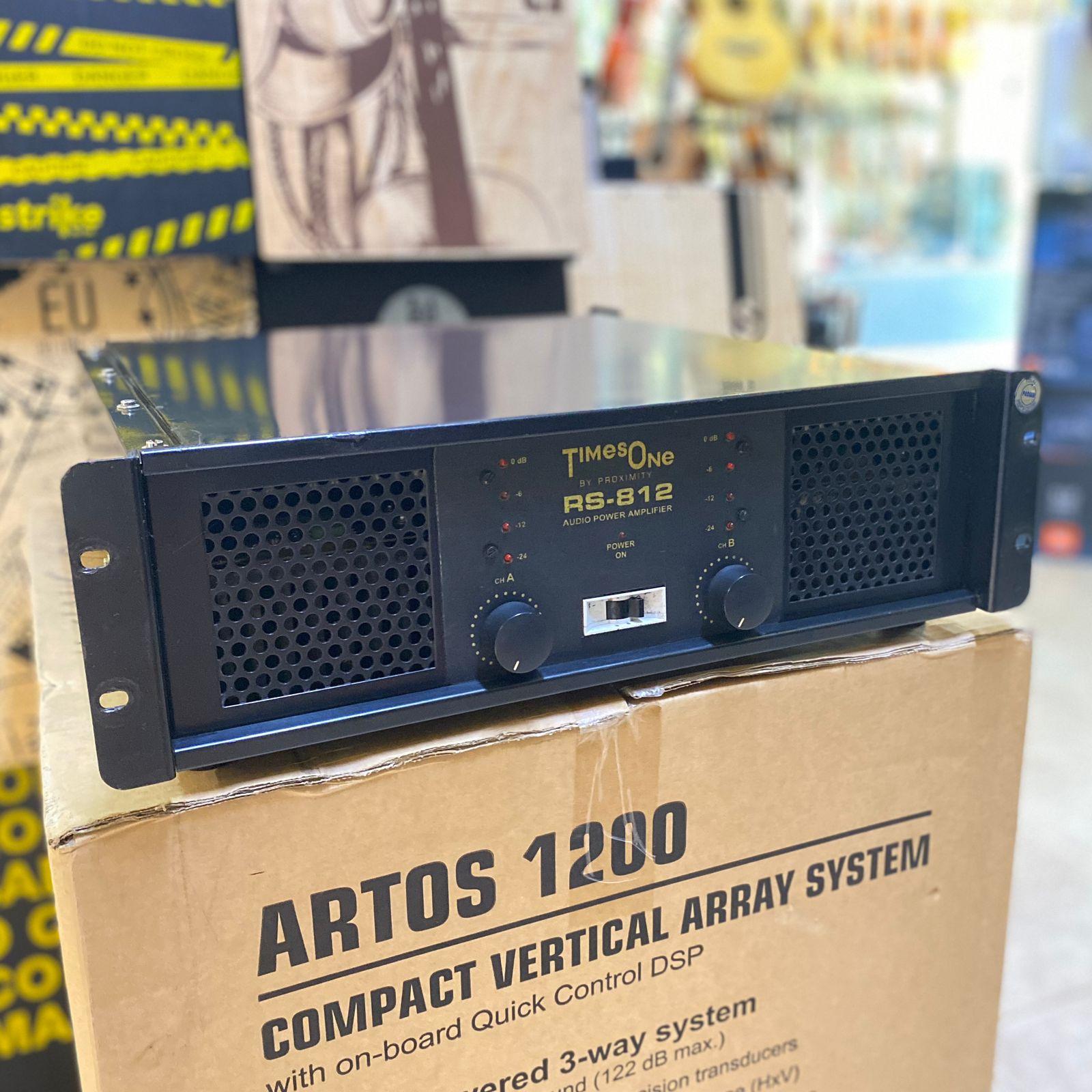 Foto do produto Amplificador Times One RS-812 (usado) Foto do produto Amplificador Times One RS-812 (usado)