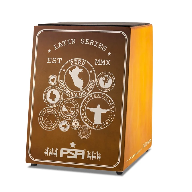 Foto do produto CAJON FSA NEW LATIN FL21 INCL. CEREJEIRA Foto do produto CAJON FSA NEW LATIN FL21 INCL. CEREJEIRA