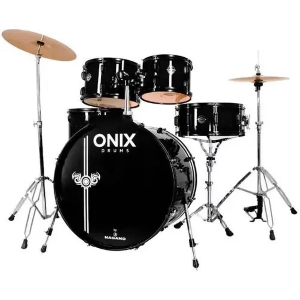 Foto do produto BATERIA ONIX SKINNY 20 (ALL BLACK) MODELO SKINNY ABK Foto do produto BATERIA ONIX SKINNY 20 (ALL BLACK) MODELO SKINNY ABK