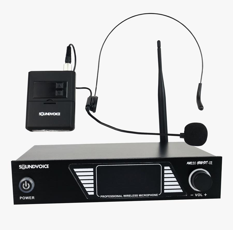 Foto do produto  MICROFONE SEM FIO SOUNDVOICE MM-220 SF HEADSET-02