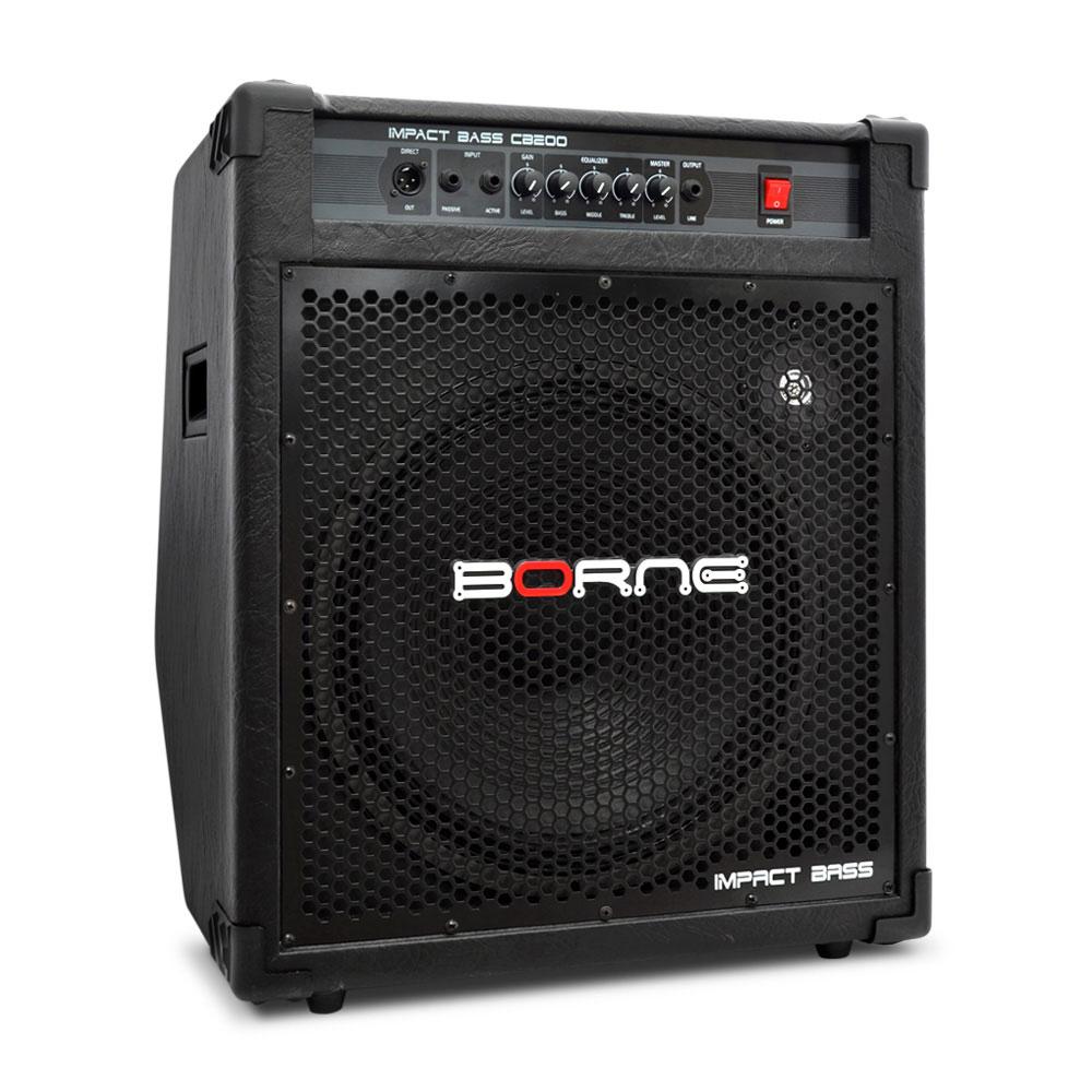 Foto do produto  Amplificador Borne p/ Contrabaixo Impact Bass CB200 Preto