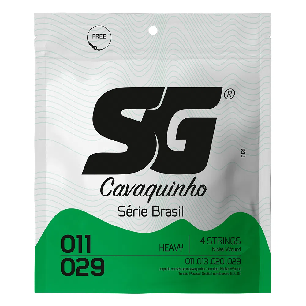 Foto do produto  Corda .011 Níquel para Cavaquinho com Bolinha SG