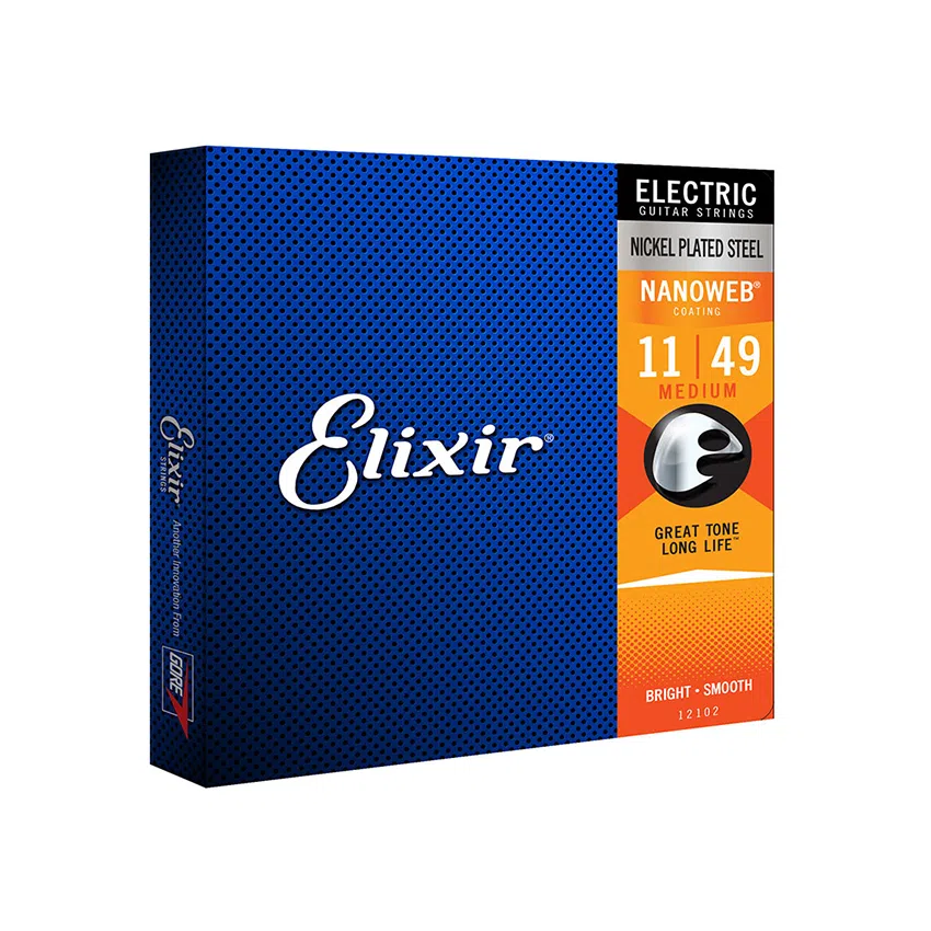 Foto do produto  Corda Elixir Nanoweb 011 Medium para Guitarra