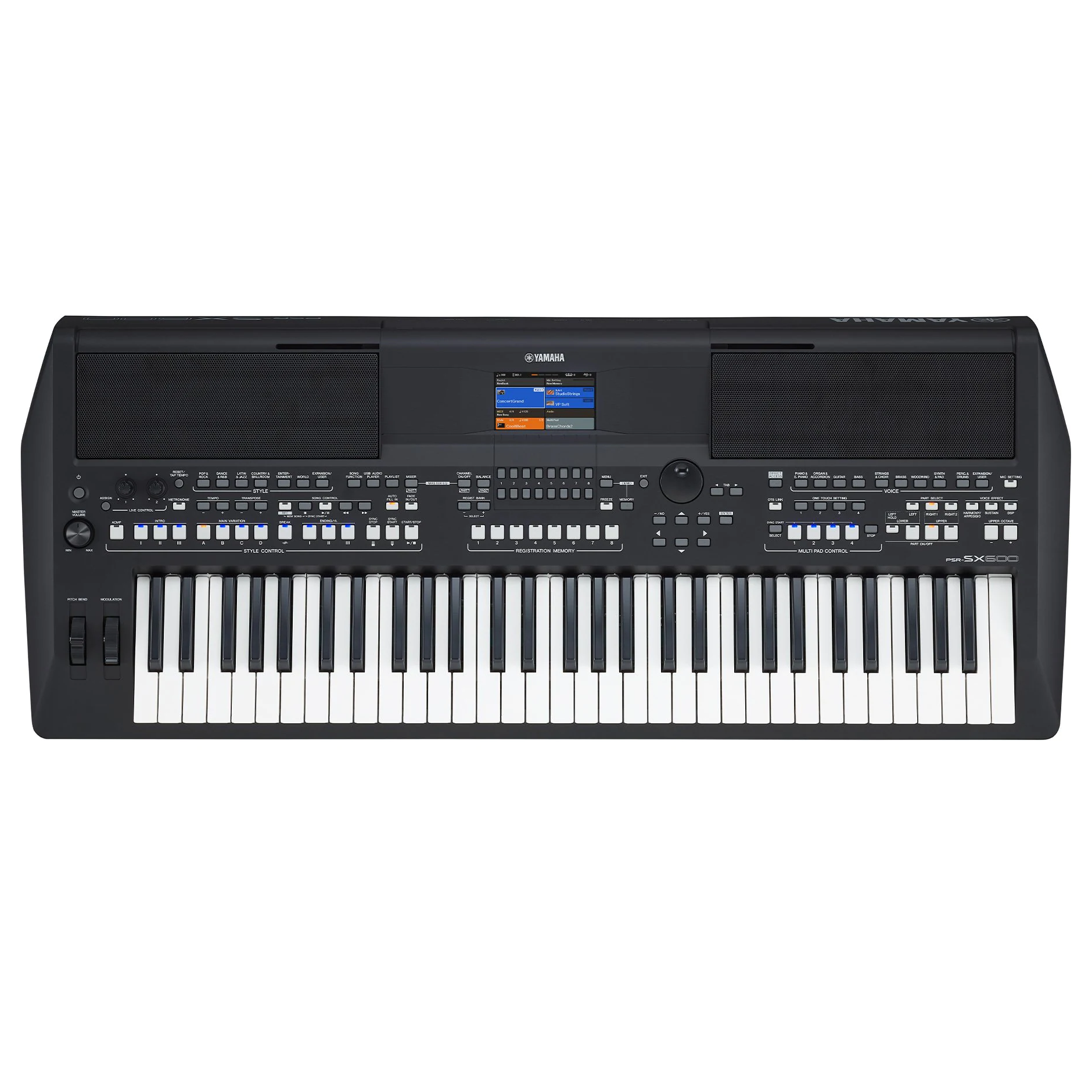 Foto do produto  Teclado arranjador workstation PSR-SX600 Yamaha