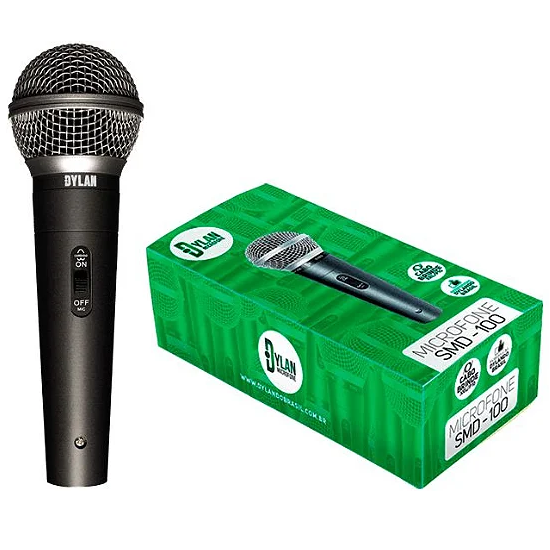 Foto do produto  MICROFONE DINAMICO DE MÃO DYLAN DM-580XLR