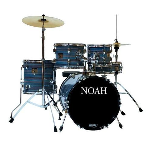 Foto do produto Bateria Noah SC5 Bumbo 16" Poplar Funny Striped Com Pratos Foto do produto Bateria Noah SC5 Bumbo 16" Poplar Funny Striped Com Pratos